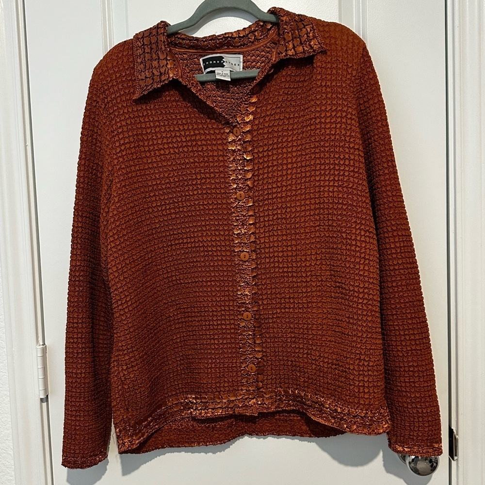 Vintage Rhonda Stark Button-Up Blouse
